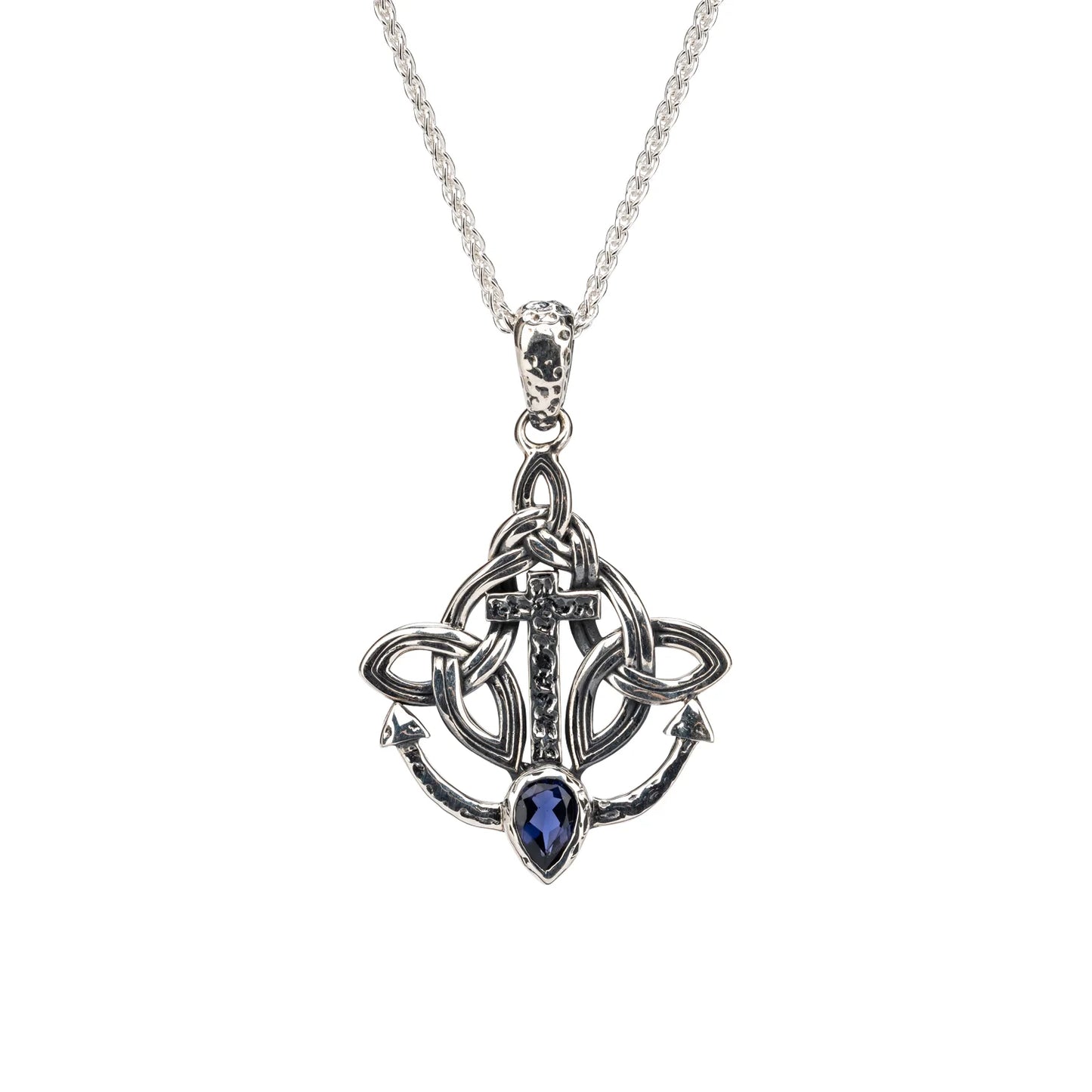 Silver Rocks 'n Rivers Anchor Pendant