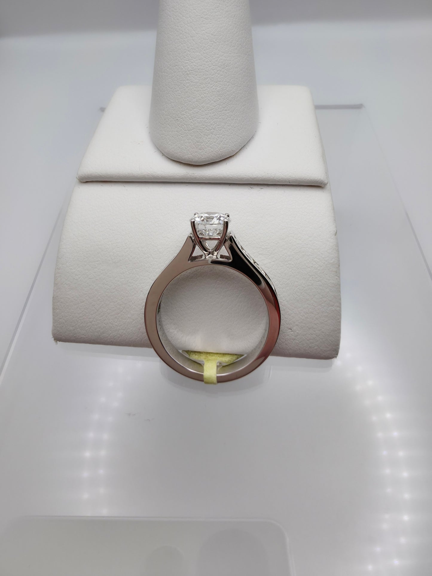 14K White Gold Diamond Solitaire