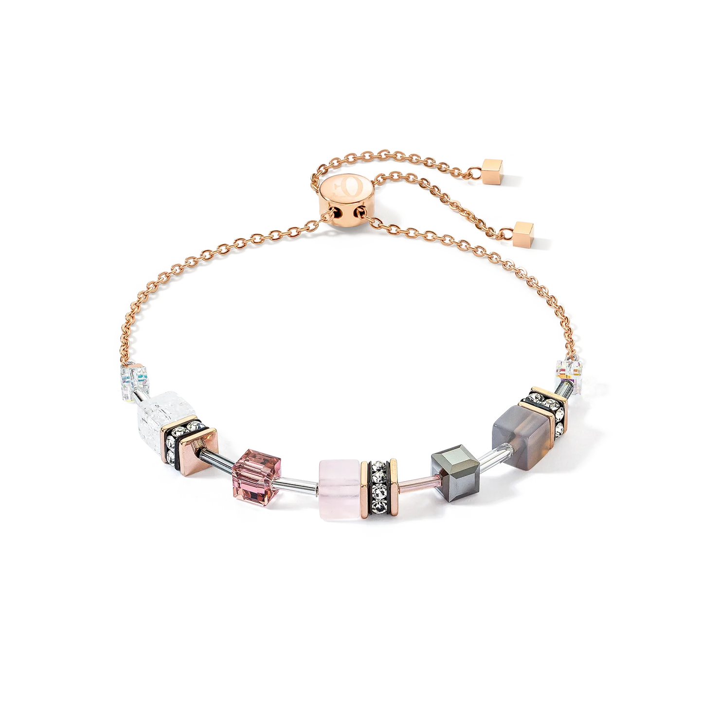 GeoCUBE® Iconic Nature Chain bracelet rose