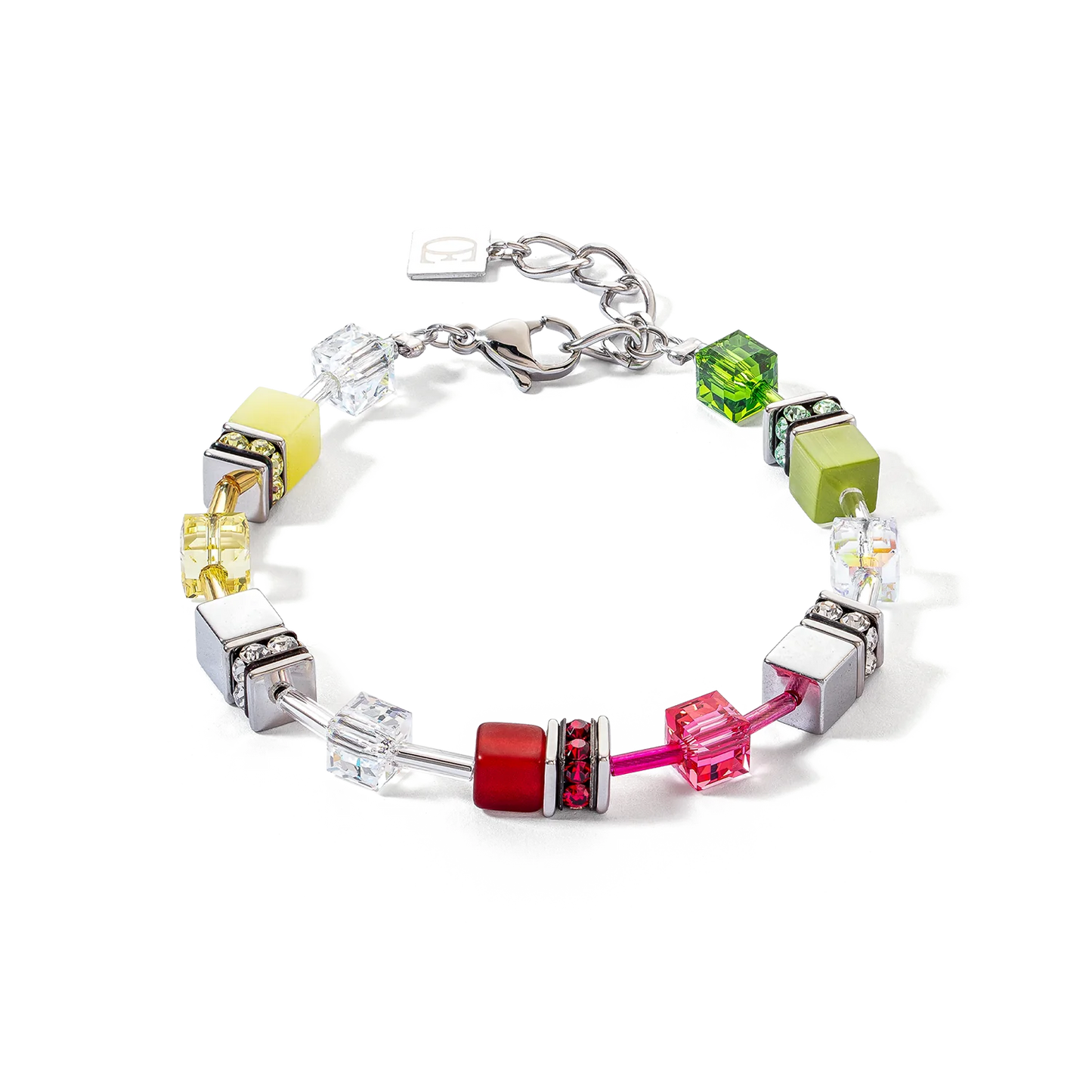 GeoCUBE® Iconic bracelet red-green