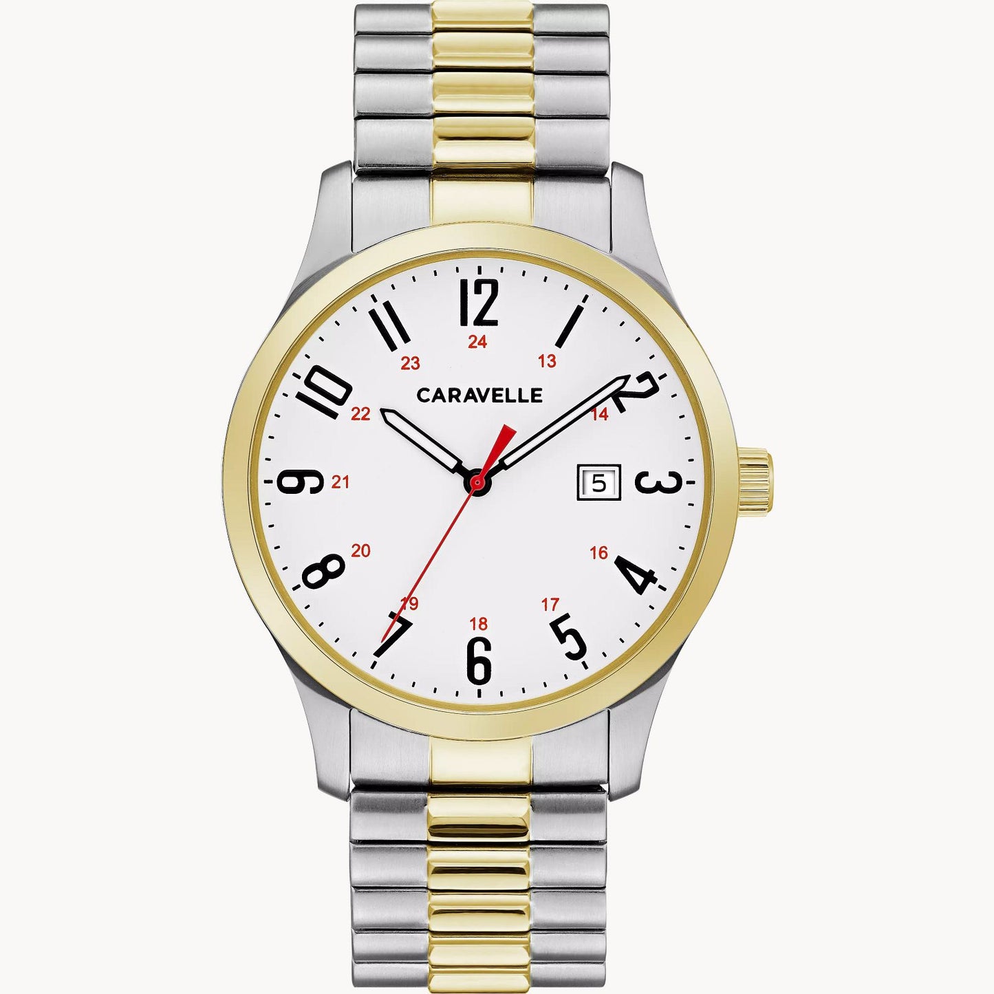 Caravelle Two Tone Gents Watch