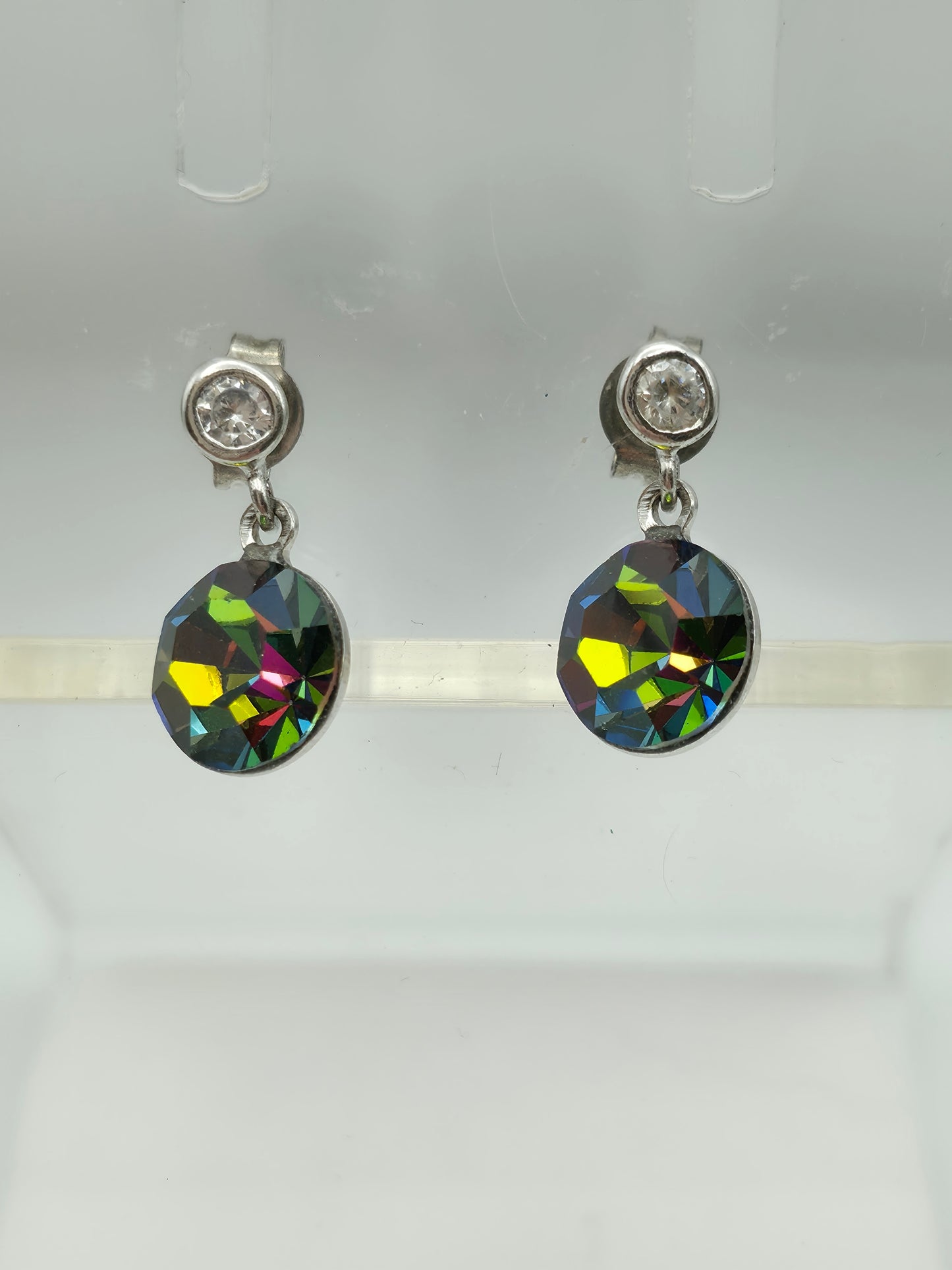 Mystic Topaz Stainless Earring