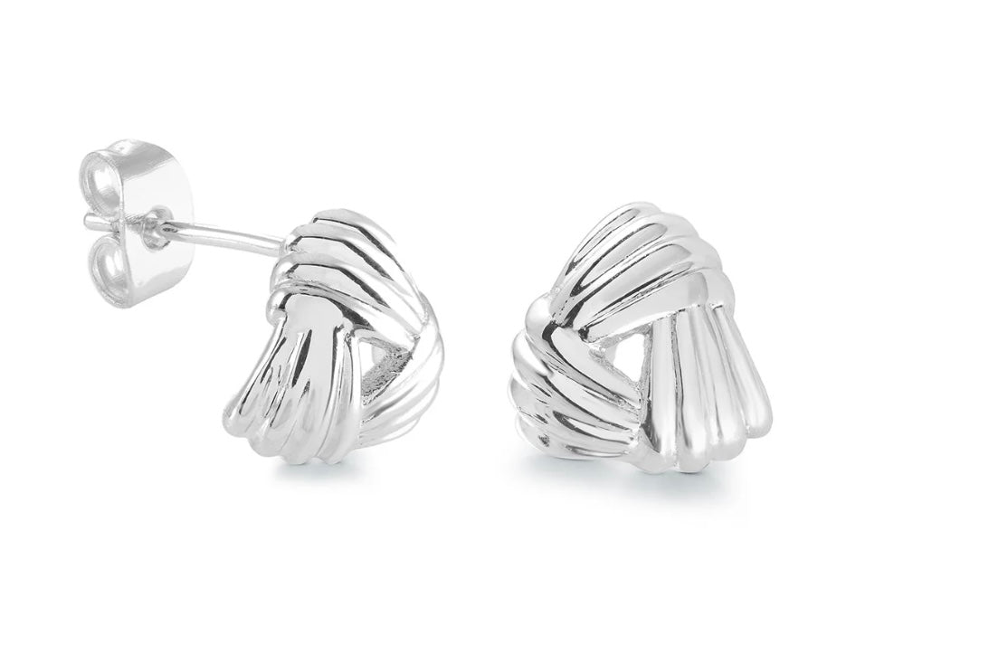 Stainless Knot Earring