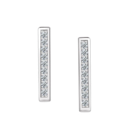 Legend Sterling Silver Bar Earring