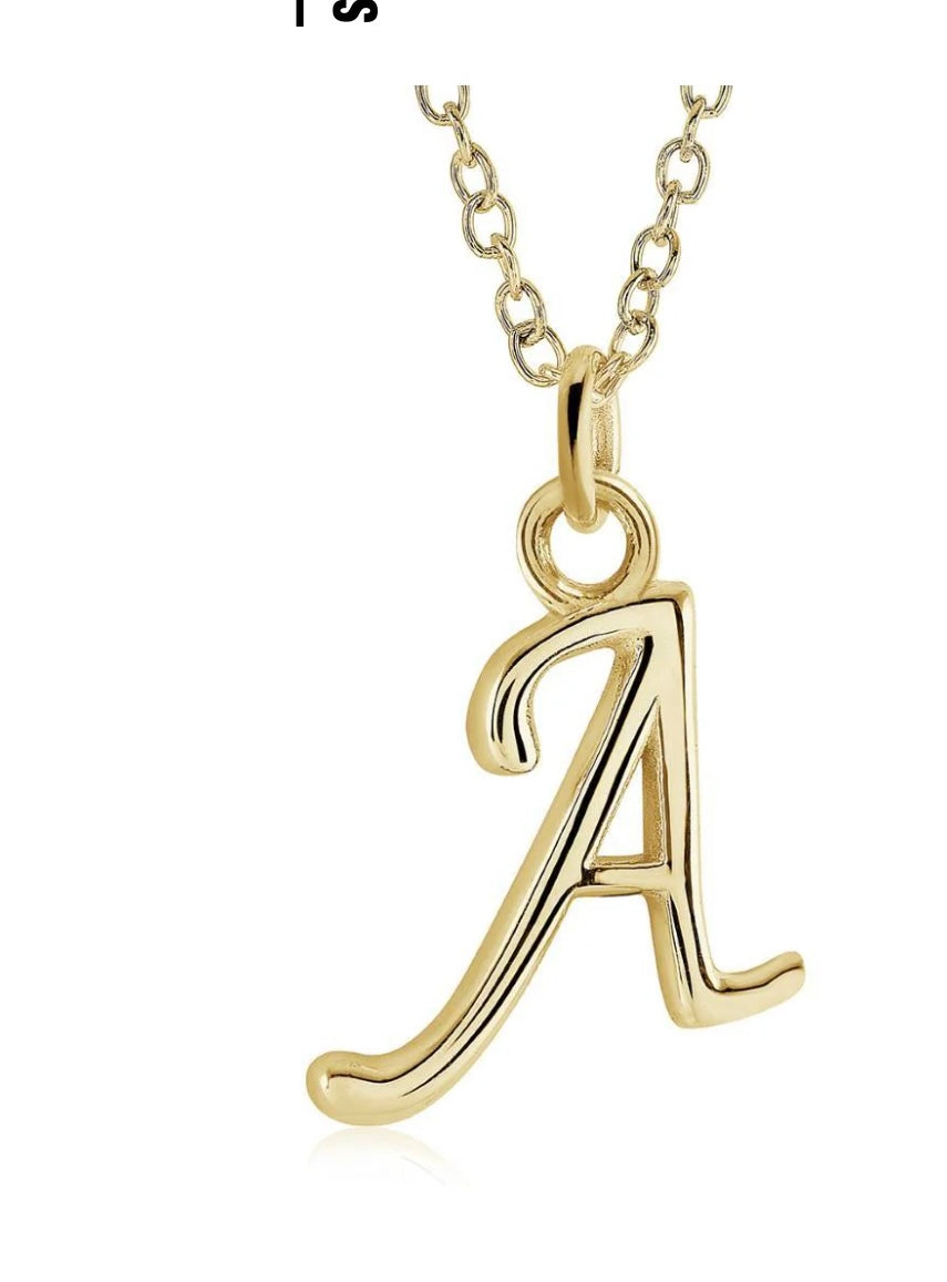 Cursive Initial Necklace