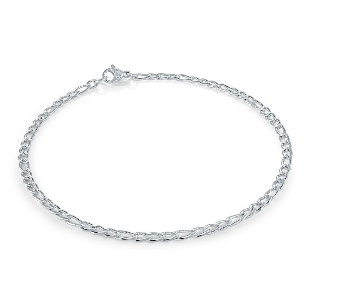 Stainless Steel Figaro Bracelet