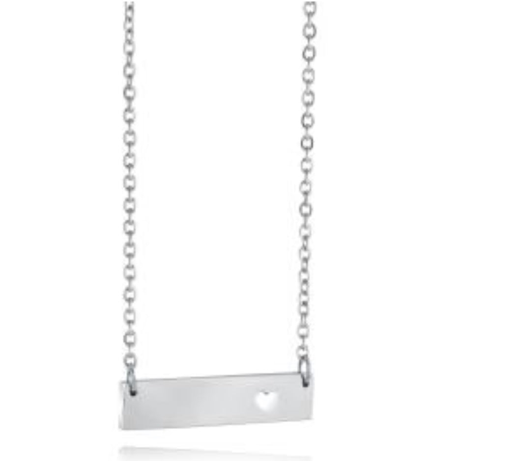 Stainless Steel Bar with Heart