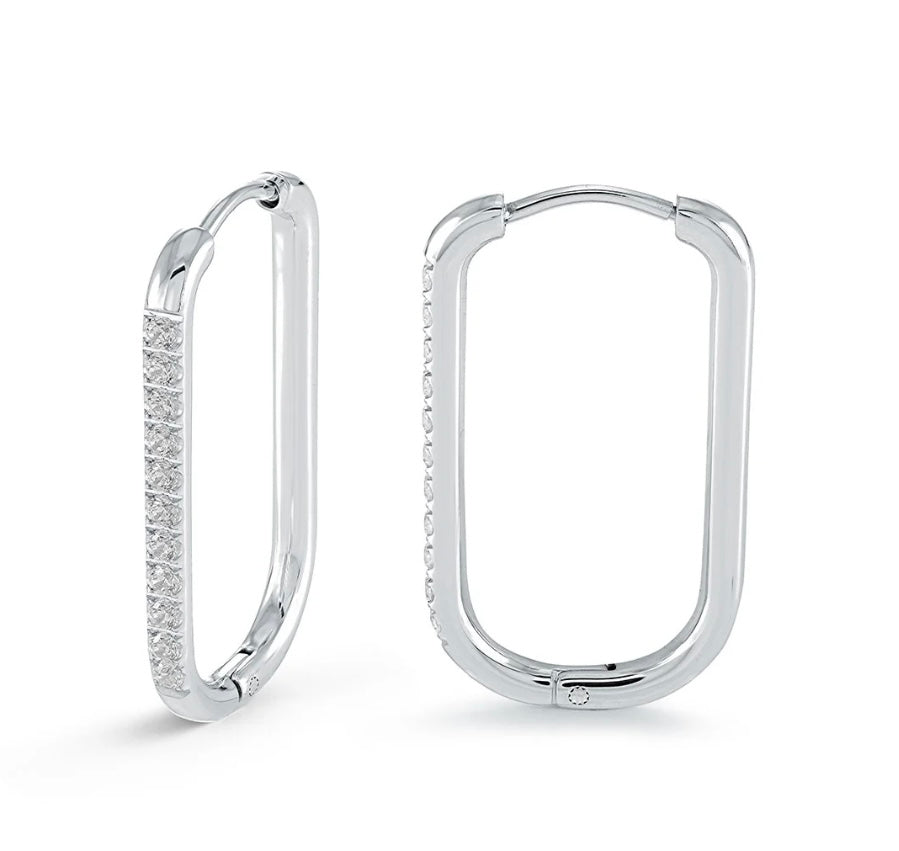 Eternity Oval Hoops