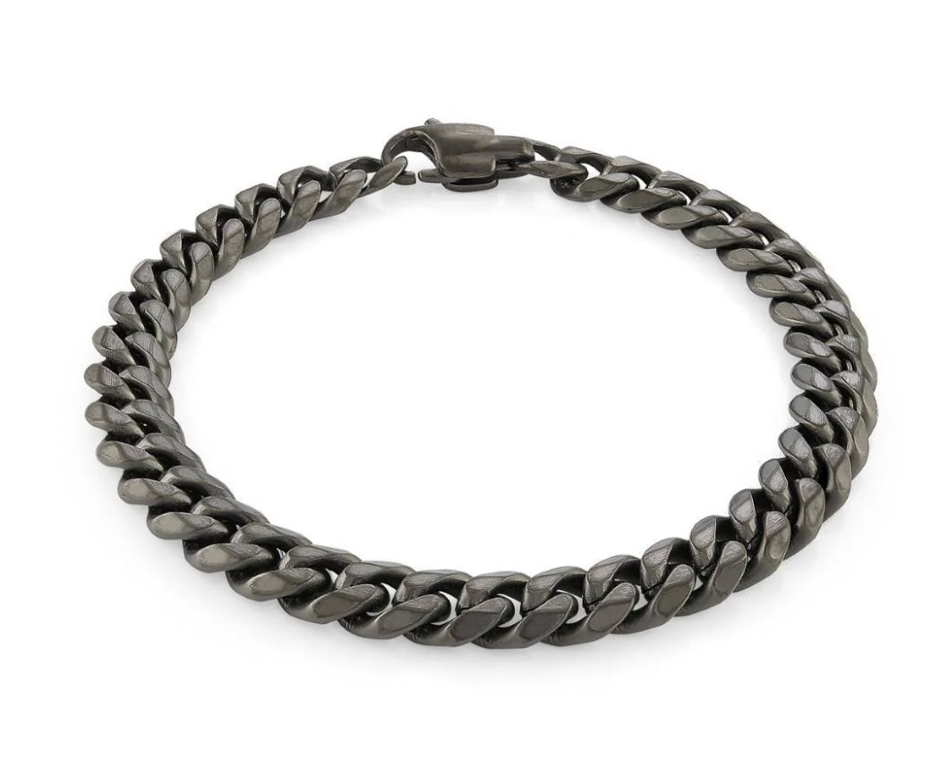Stainless Steel Black Bracelet