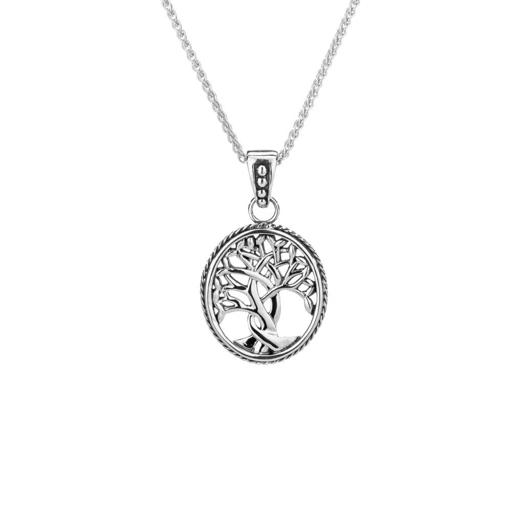 Silver Tree of Life Pendant Small