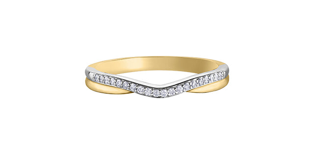 10K Two Tone Accent Band