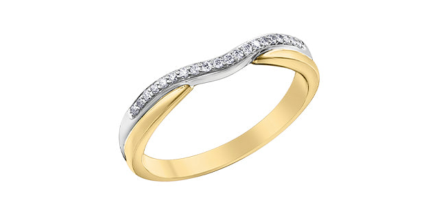 10K Two Tone Accent Band