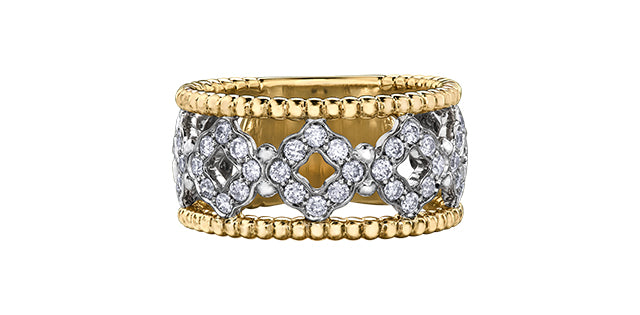 14K Fancy Diamond Ring