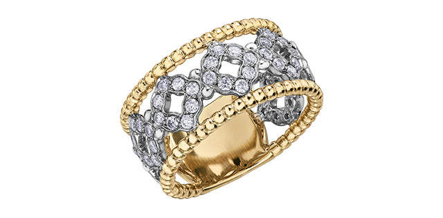 14K Fancy Diamond Ring