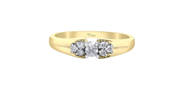 10K Multi Stone Canadian Diamonds