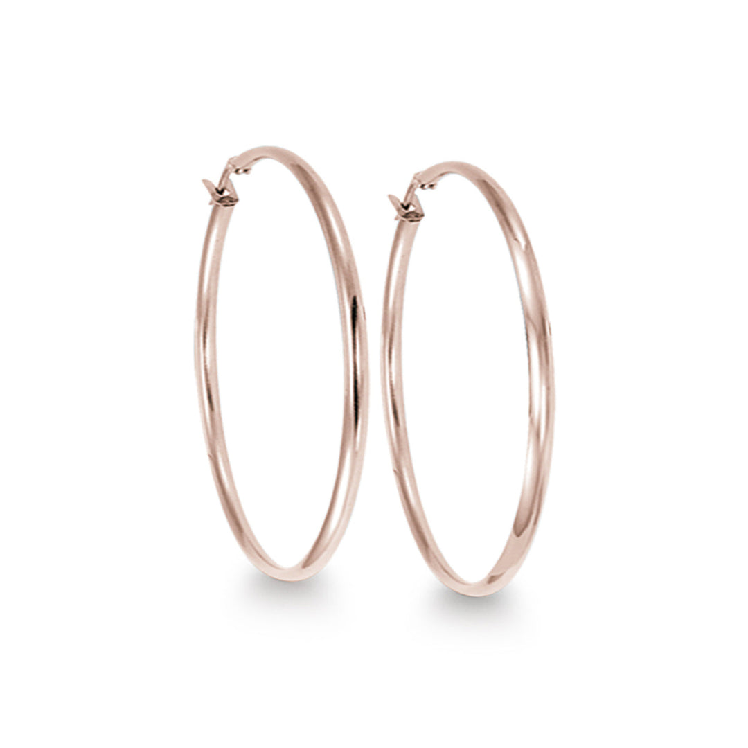 Rose gold Italgem hoops