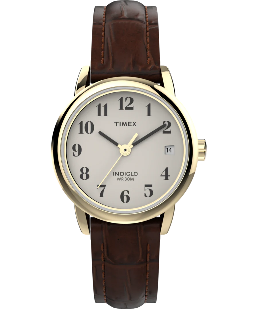 Women's Timex leather strap watch