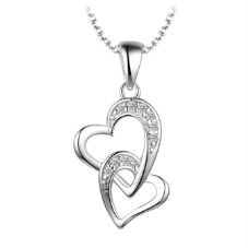 Legend Double Heart Necklace