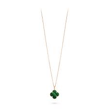 Green Stone Van Cleef Necklace