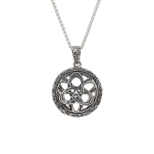 Silver Art Deco Trinity Pendant