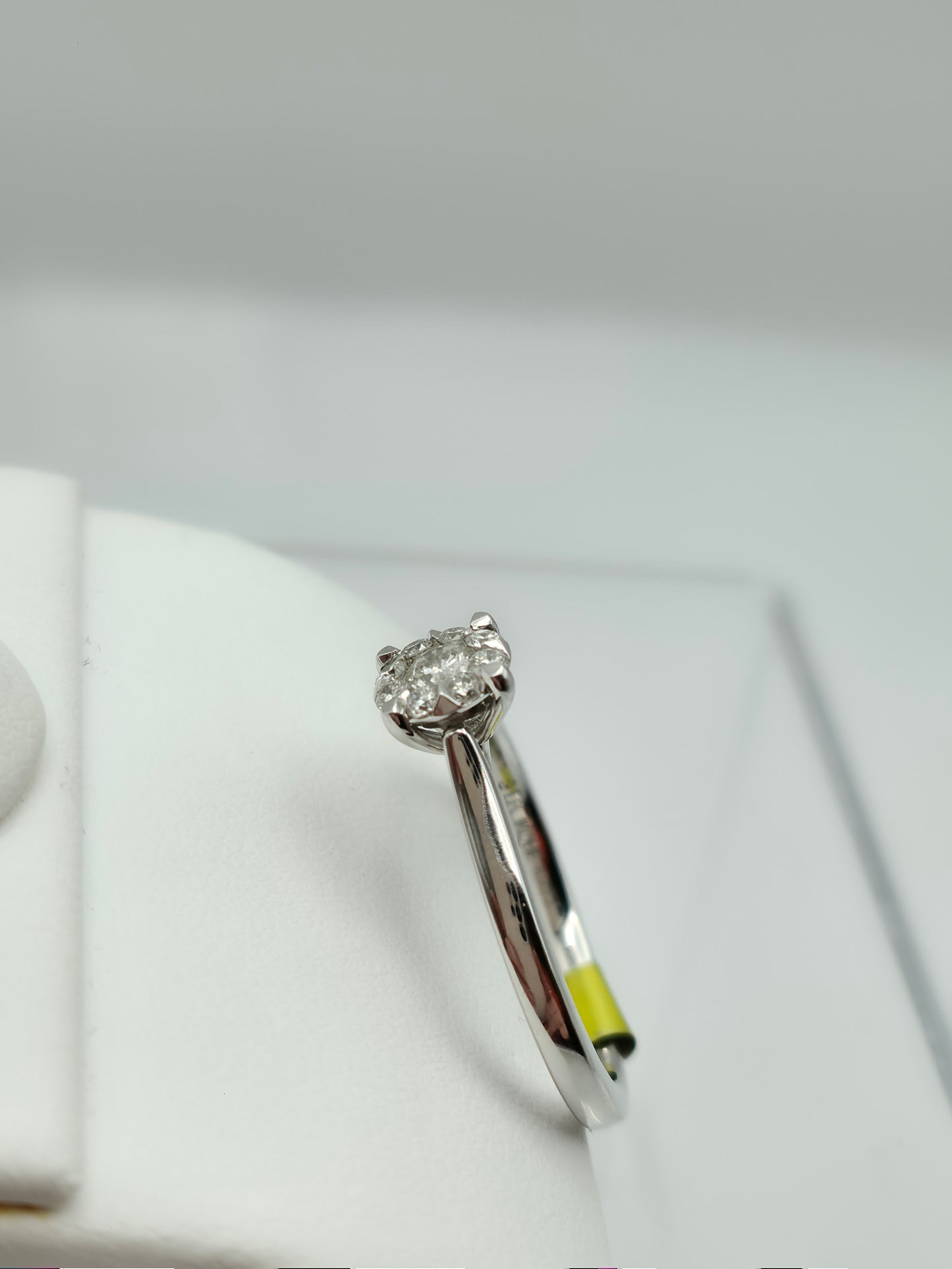 14K White Gold Illusion Solitaire