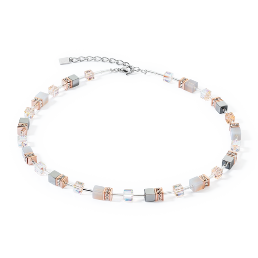 GeoCUBE® Iconic Precious bracelet rose gold-peach