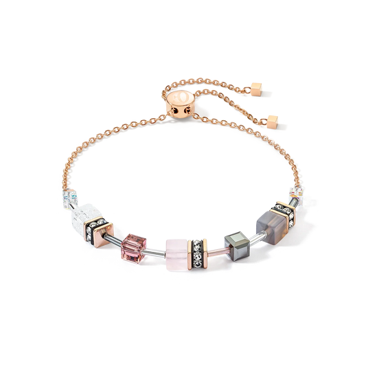 GeoCUBE® Iconic Nature Chain bracelet rose