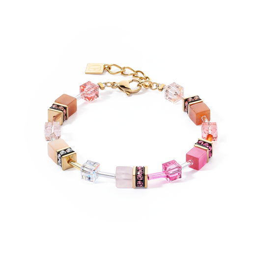 GeoCUBE® Iconic Precious bracelet rose-orange