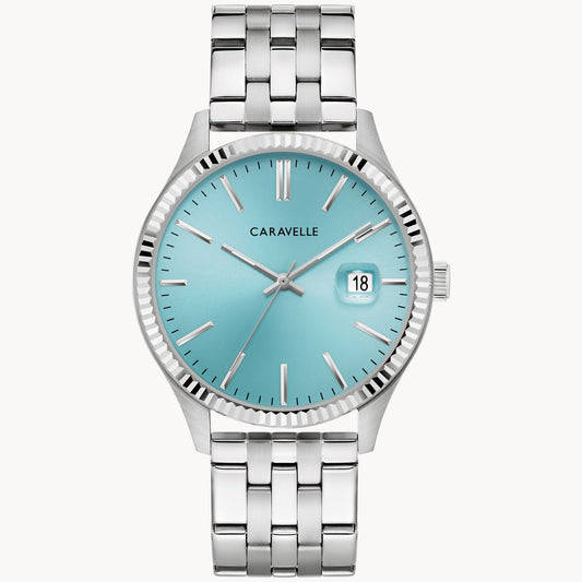 Caravelle Silver Gents Watch