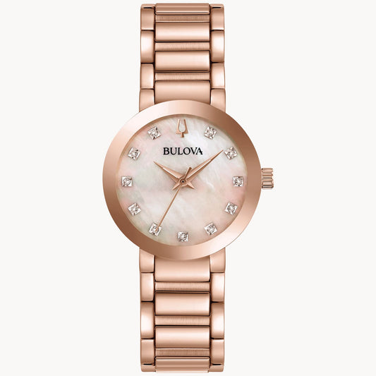 Bulova Rose Gold Ladies Watch