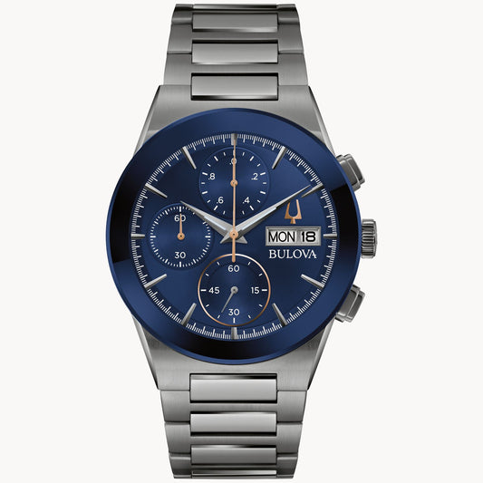 Bulova Men's Dark Grey Watch (Millennia)