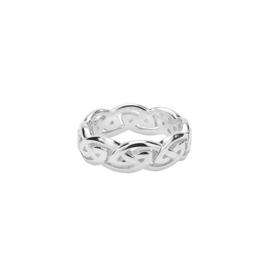 Silver Celtic Love Knot Ring