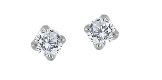 14K White Gold Lab Grown Diamond Studs