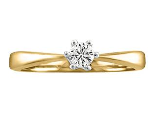 10K Yellow Gold Solitaire Canadian Diamond
