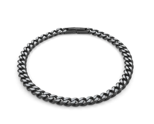 Stainless Brushed Curb Bracelet