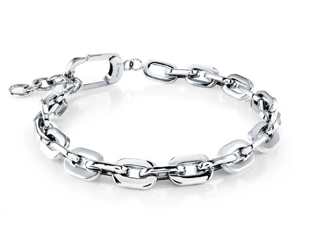 Stainless Steel 6mm Oval Link Bracelet