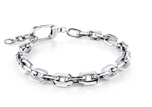 Stainless Steel 6mm Oval Link Bracelet