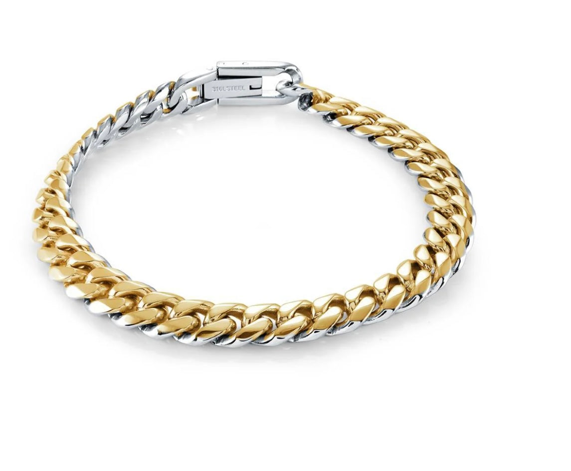 Stainless Steel Reversible Bracelet