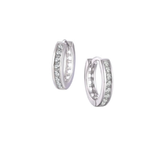 Legend Sterling Silver 12mm Hoop