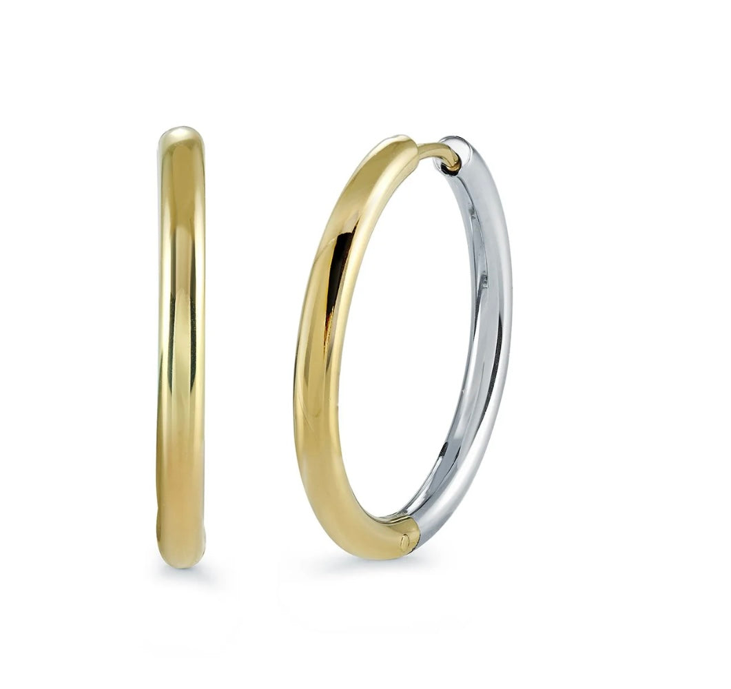25mm Two Tone Hoop