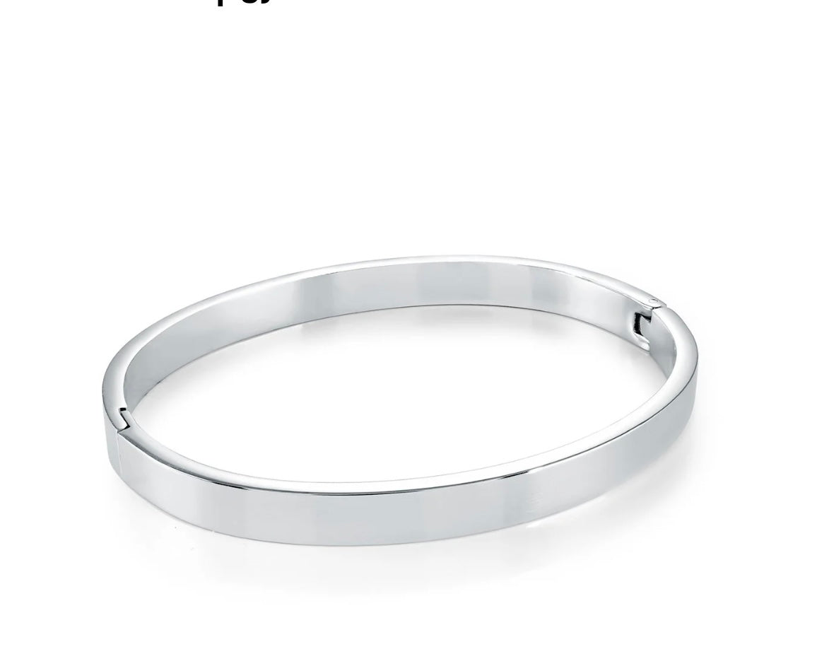 6mm Plain Bangle 6.5