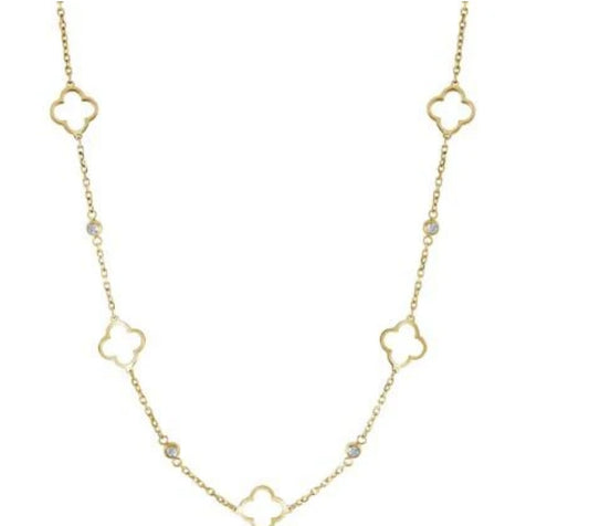 Stainless Steel Clover Necklace
