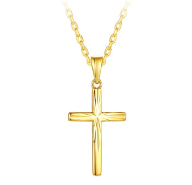 Legend Sterling Silver/Gold Plated Cross