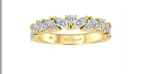 10k Yellow Gold Lab Grown Diamond Ring