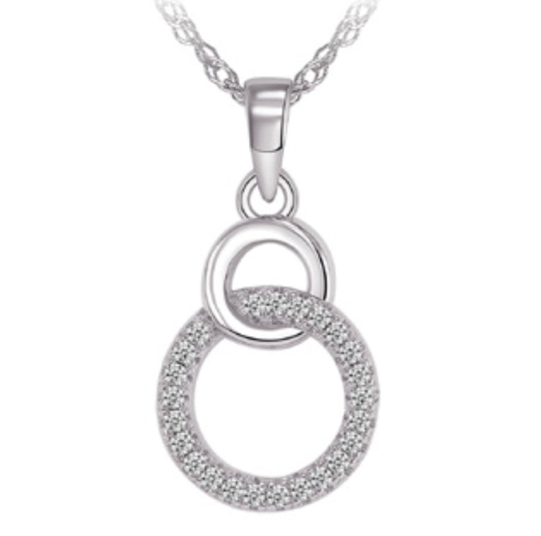 Legend Double Circle Sterling Silver Chain
