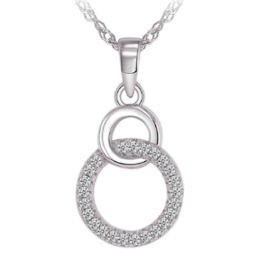 Legend Double Circle Sterling Silver Chain