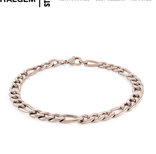 Stainless Rose Gold Bracelet
