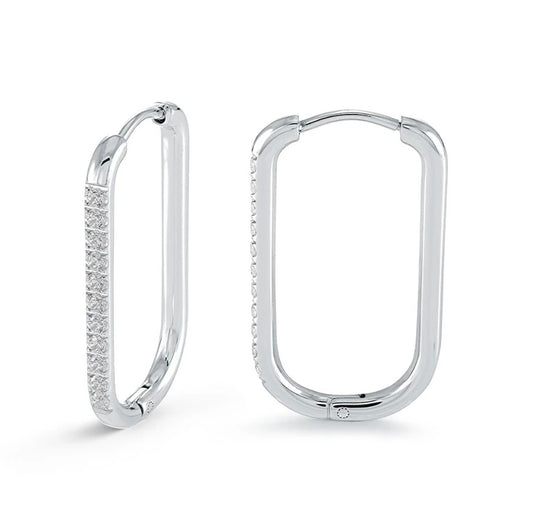 Eternity Oval Hoops