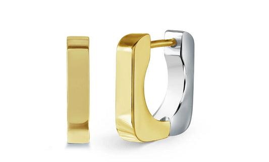13.5mm Two Tone Ear Huggie