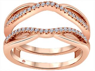 10K Yellow Gold Ring Enhancing Jacket